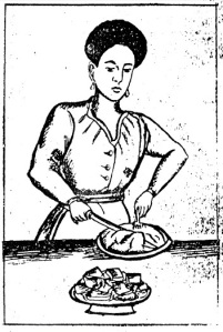 Making doro dabo, or chicken bread,  from a 1956 Ethiopian cookbook
