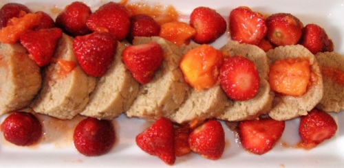 This is one way to serve strawberries jubilee fitfit.  The recipe and another picture are below.